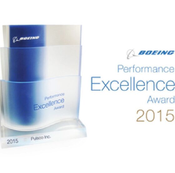 Boeing Performance Excellence Award 2015