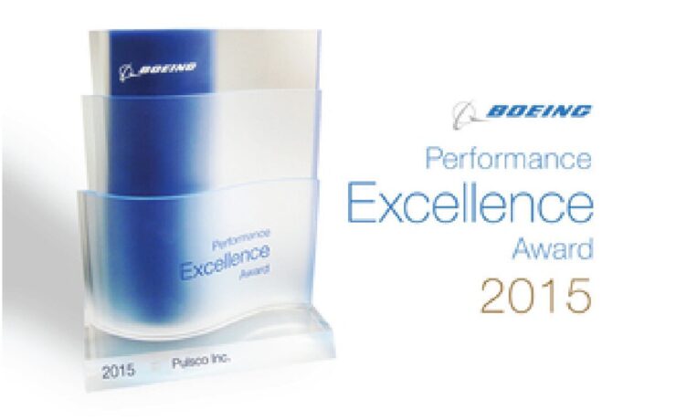 Boeing Performance Excellence Award 2015