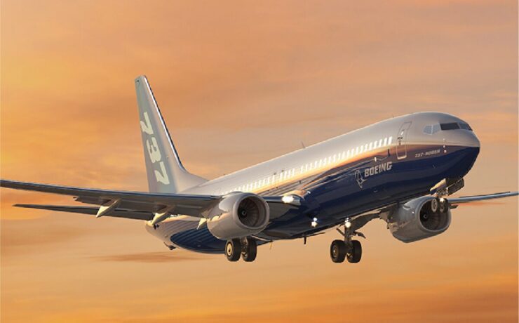 Boeing Plane Flying in Sky