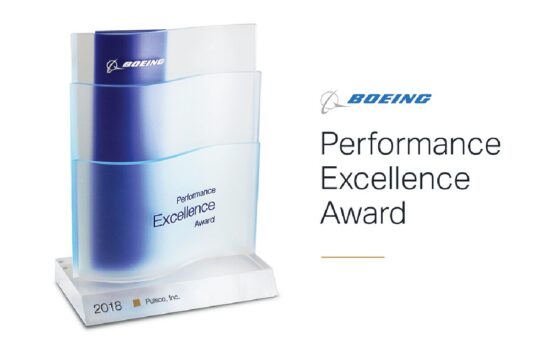 2018 Boeing Performance Excellence Award