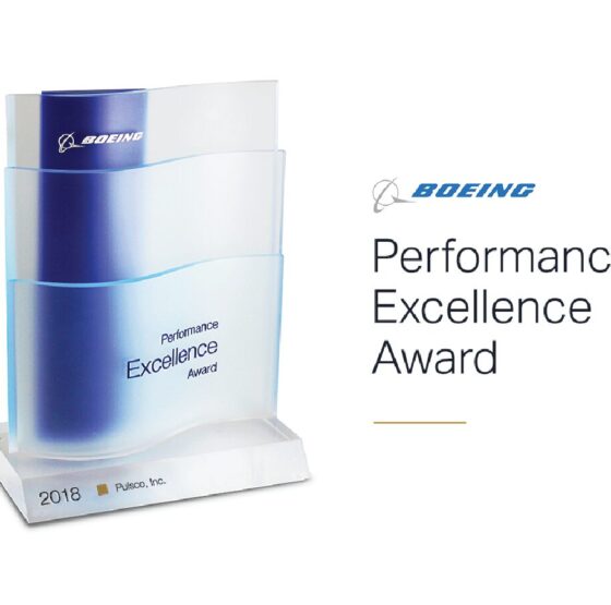 2018 Boeing Performance Excellence Award