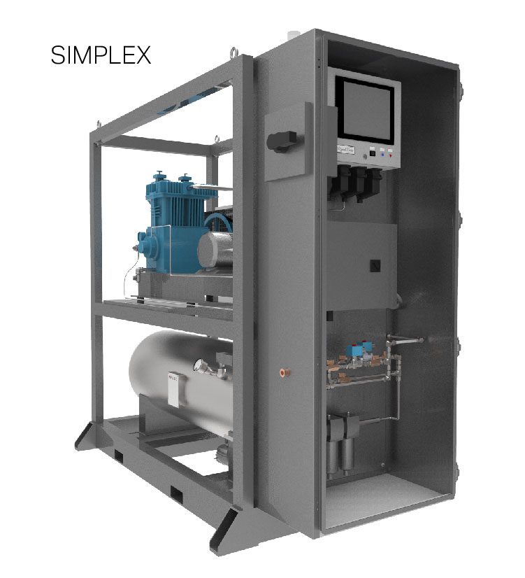 Aeolus Air Control Center - Simplex - Air Compressor for Air-Over-Water Surge and Pressure Systems