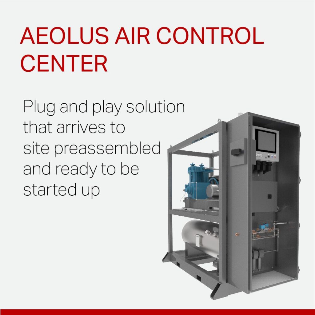 Aeolus Air Control Center - Air Compressor for Air-Over-Water Surge and Pressure Systems